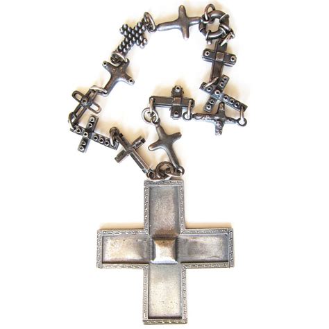 Gianni Versace Massive Cross Necklace 1990's For Sale at 1stDibs ...