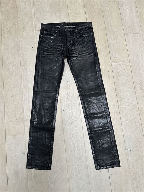 Dior × Hedi Slimane Dior Hedi Era Waxed Clawmark Jeans Size 32 | Grailed