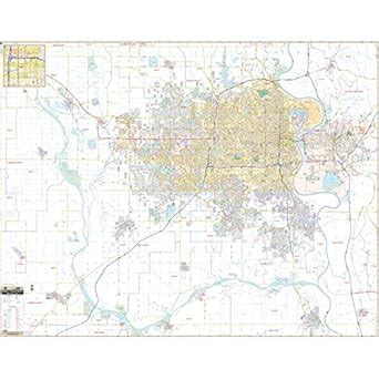 Omaha, NE Wall Map : Kappa Map Group: Amazon.in: Books
