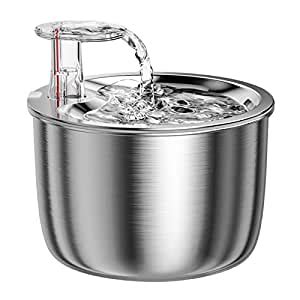 KampTrade Cat Water Fountain Noiseless EU Adapter Container for Puppy ...