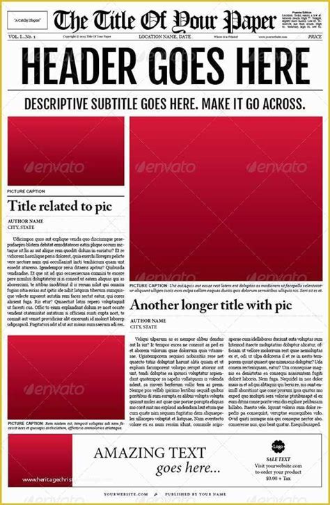 Image result for InDesign Newspaper Template