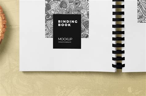 Spiral Binding Book Mockup with Layout | ZippyPixels