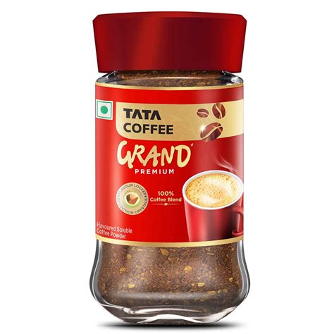 Tata Coffee Grand Premium Instant Coffee | 100% Coffee Blend | With ...