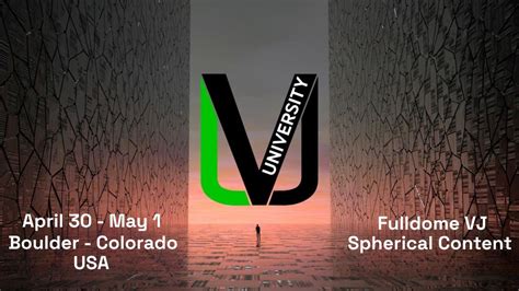 VJ University Colorado , Dairy Arts Center, Boulder, 30 April 2024 ...