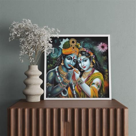 Lord Radha Krishna ji Wall Art paintings - Vignette Store