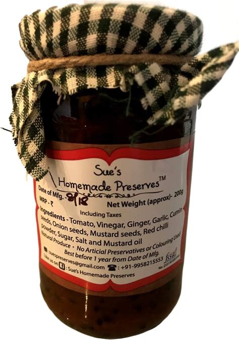Tomato Kasundi | No Added Colors & Flavors - Sue's Homemade Preserves ...