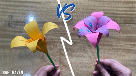 Origami Lily Tutorial 的图像结果