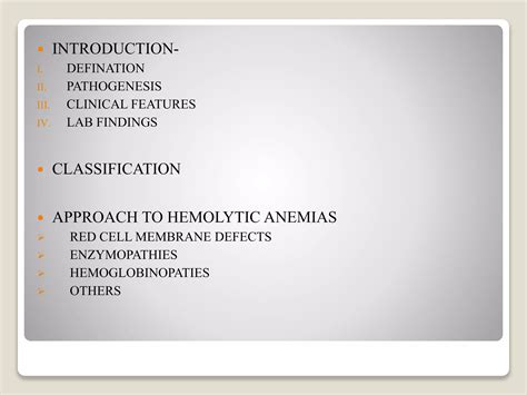 Hemolyic Anemia ppt | PPTX