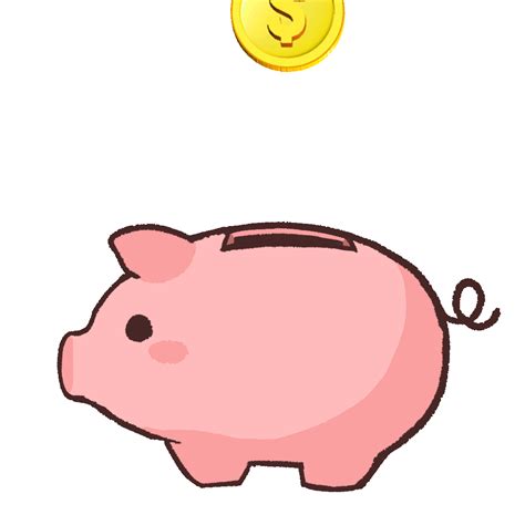Animated Piggy Bank Piggy Bank Overflowing With Coins Stock Video