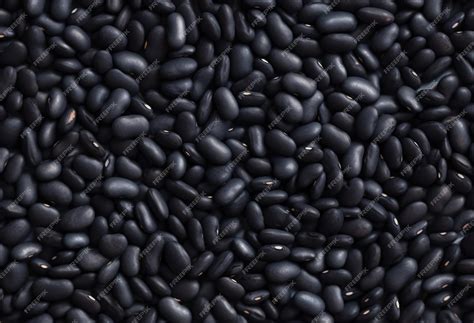 Premium Photo | Black soy beans food background frijoles adzuki black ...