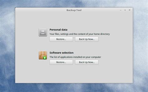 Linux Mint Backup Tool 的图像结果
