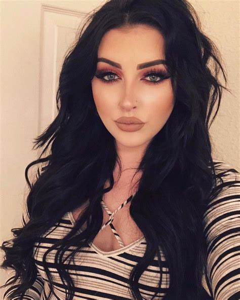 blue eyes dark hair makeup