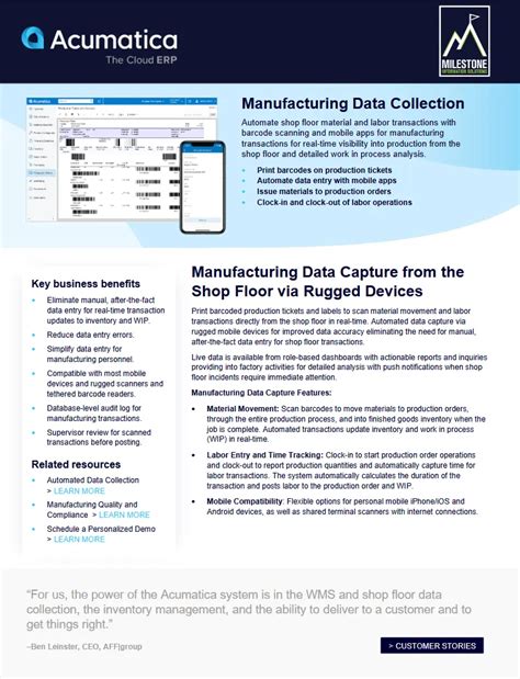 Image result for Manufacturing Data Collection Process