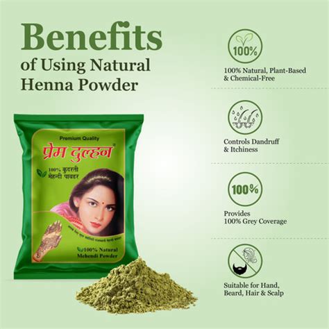 Prem Dulhan 100% Natural Mehendi Powder 500 GM - Price in India, Buy ...