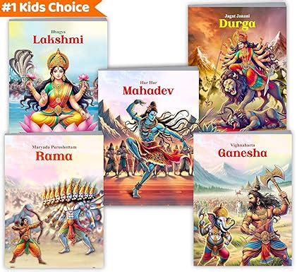 Buy Set of 5 Stories of Rama, Krishna, Hanuman, Ganesha & Mahadev ...