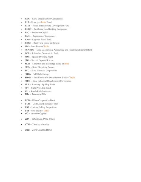 Financial abbreviations | PDF