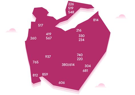 443 Area Code Location 的图像结果