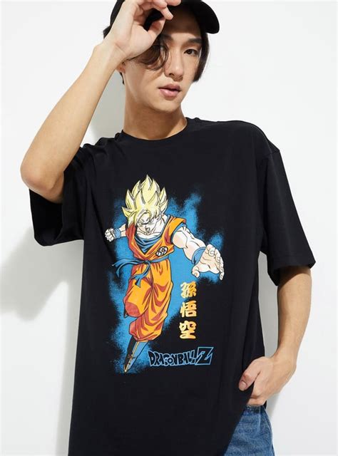 Buy URB_N Men Oversized Dragon Ball-Z Printed T-shirt Online at just Rs ...