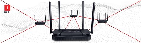 iBall Baton iB-WRD12GN, 1200M Mesh Gigabit Dual Band Wireless AC Router ...