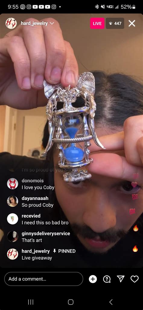 leaks: hourglass pendent : r/hardjewelry