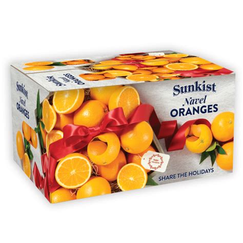 Sunkist Growers Holiday Navel Oranges Gift Box (10 lb) Delivery or ...