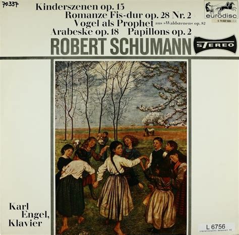 Karl Engel. Schumann. Kinderszenen. Papillons u. a – Bertelsmann Vinyl ...