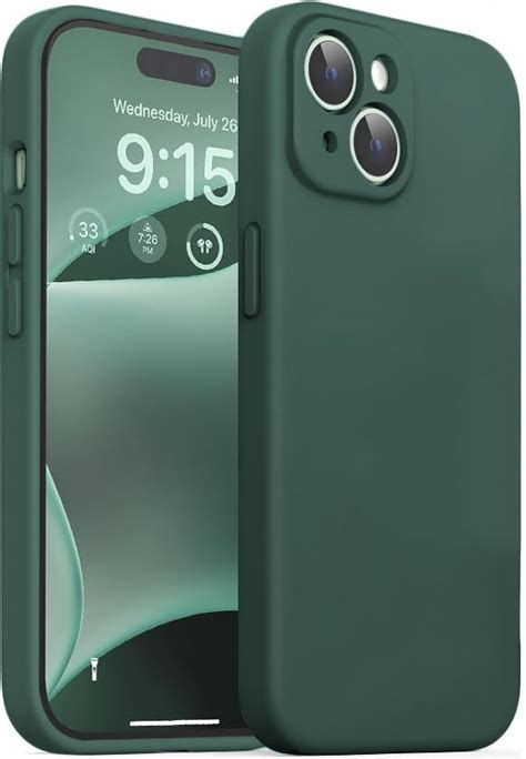 DIZORO Compatible for iPhone 15 Pro Case 6.1, Slim Liquid Silicone 3 ...