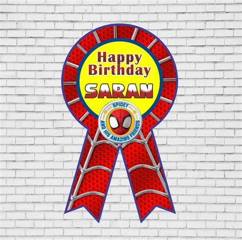 PSI Spidey and his Amazing Friends Theme BADGES | Party supplies ...