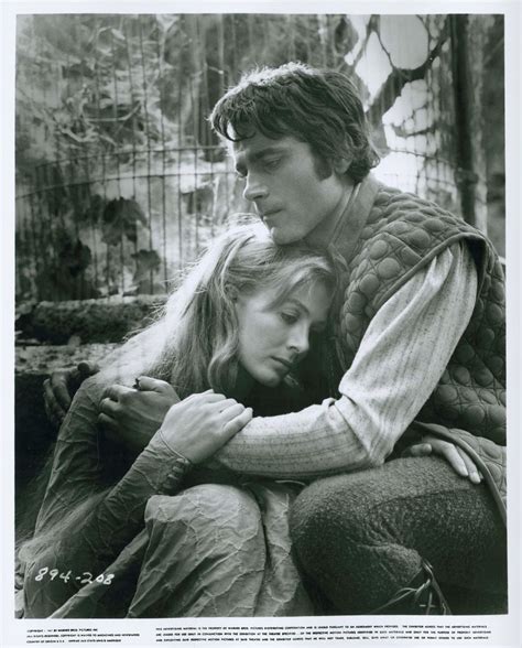 Guinevere (Vanessa Redgrave) and Lancelot (Franco Nero) share a tender ...