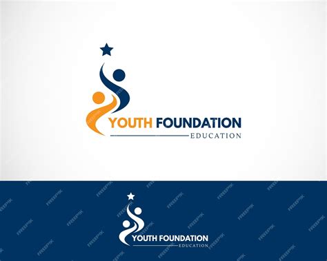 Premium Vector | Youth foundation logo creative people education logo ...
