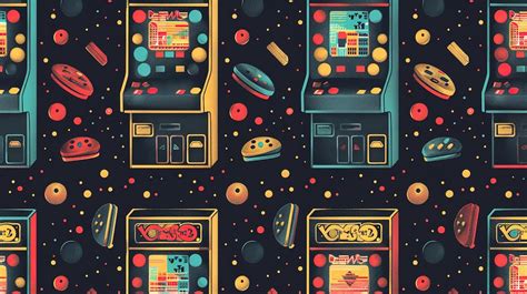 Arcade pattern wallpaper | Premium AI-generated image