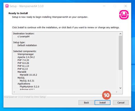 Install WampServer Windows 1.0 的图像结果