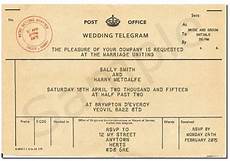 Wedding Telegrams Ideas by 10 Personalised Vintage Telegram Style Wedding By Wedding Telegrams Ideas