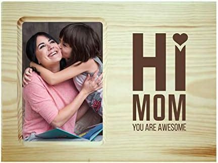 TheYaYaCafe Mothers Day Gift Engraved Wooden Photo Frame - Mom You are ...