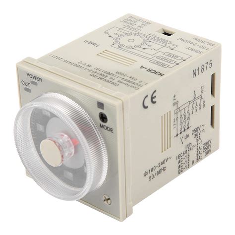 Buy Delay Timer Relay, H3CR-A Delay Timer Relay 0.5S-300H Knob Control ...