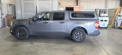 ARE V bed cap shell installed on Maverick XLT | MaverickTruckClub - 2022+ Ford Maverick Pickup ...