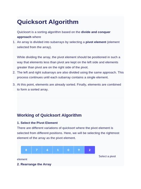 Image result for Cover Page Quick Sort Algorithm