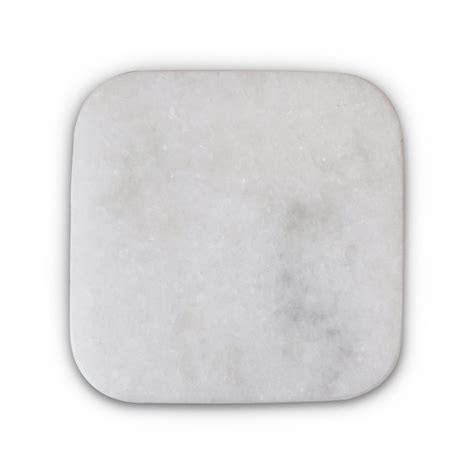 Marble Coaster Set (White) - Handicraft Bazaar