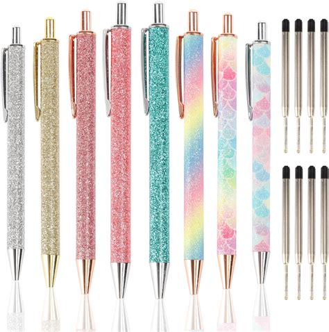 Amazon.com : Sherr 7 Pcs Fancy Pens for Women Cute Pens Sparkly Glitter ...