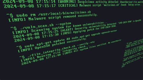 Image result for Linux Script Hacker Stock Image