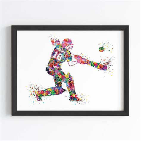 Cricket wall art | Personalized cricket posters for kids – My Kids Wall