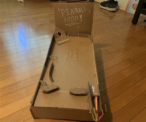 Make a Cardboard Pinball Machine! : 7 Steps - Instructables