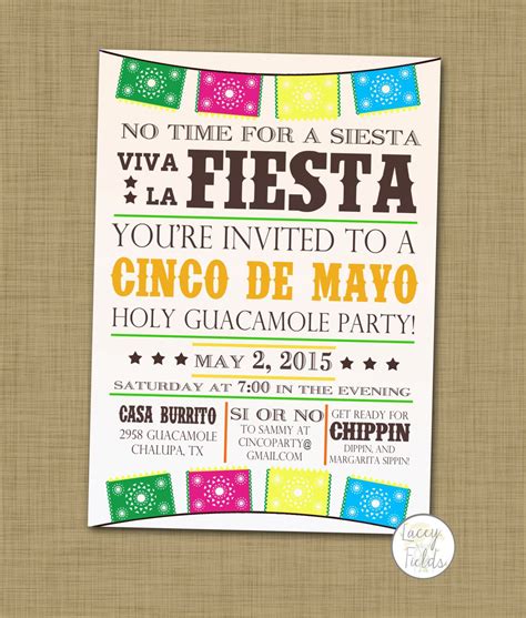 Free Cinco De Mayo Invitation Templates | dev.onallcylinders.com