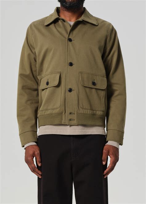 Utility Jacket in Army Green – Citizens of Humanity