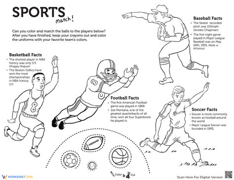 Match the Balls to the Sports Worksheet 的图像结果