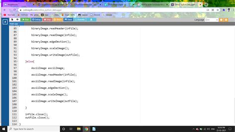 Edge Chasing Algorithm Program 的图像结果