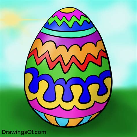 Easter Egg Drawing Fun! With a Twist... - Drawings Of...