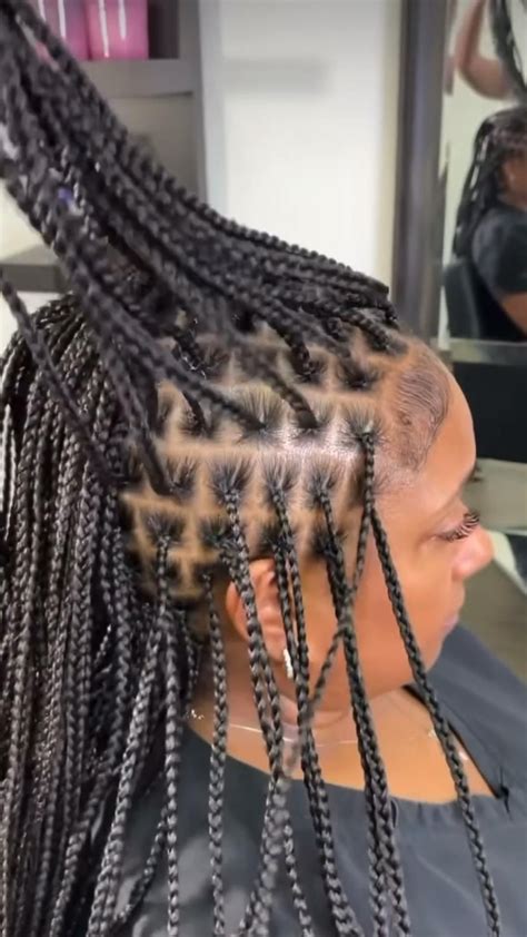 Smedium knotless braids – Artofit