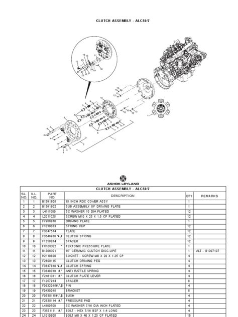 Image result for Clutch Assembly Exploded View