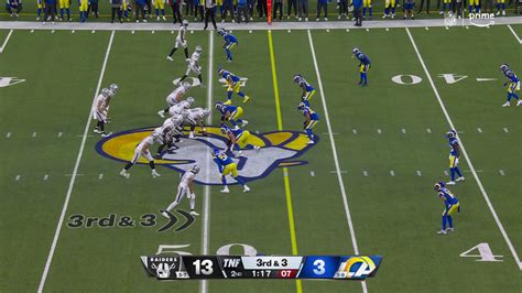 NFL on Twitter: "4 ️ 17. An absolute dot. #LVvsLAR on Prime Video Also ...